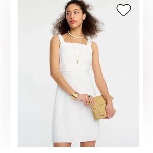 JCrew Squareneck A-Line Linen Dress NWT Size 4